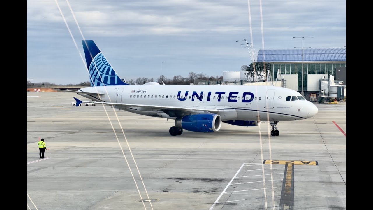 United Airlines Airbus A319 / Charlotte to Washington Dulles