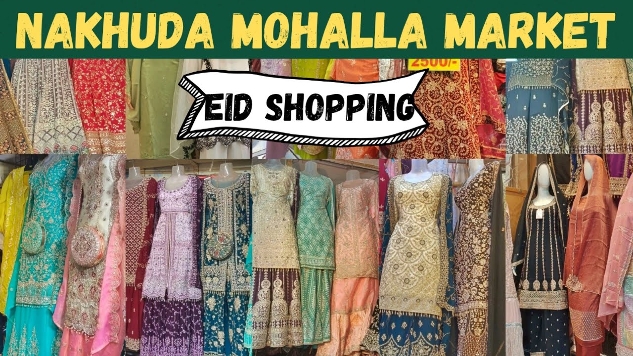 NAKHUDA MOHALLA MARKET in MASJID 2025 | ETHNIC WEAR, Wedding Wears | Mumbai Shopping |