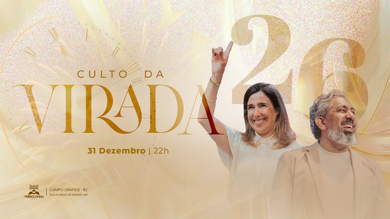 Culto da Virada | Pr. Caoxande e Marcela Chianca | 31.12.2025