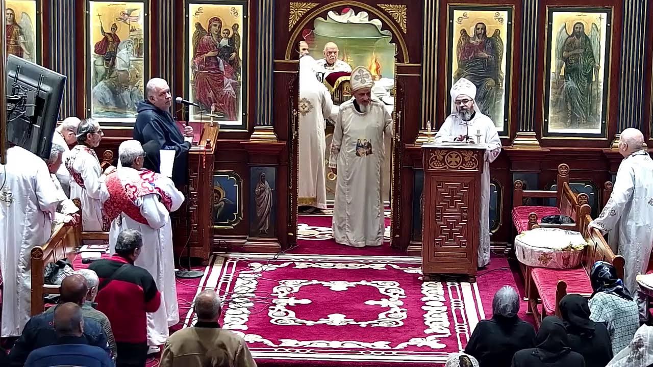 صلاة القداس الالهي الصوم الكبير  يوم الاربعاء   18 - 2 - 2026