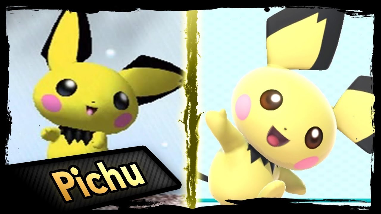Moveset Animation Comparison | PICHU