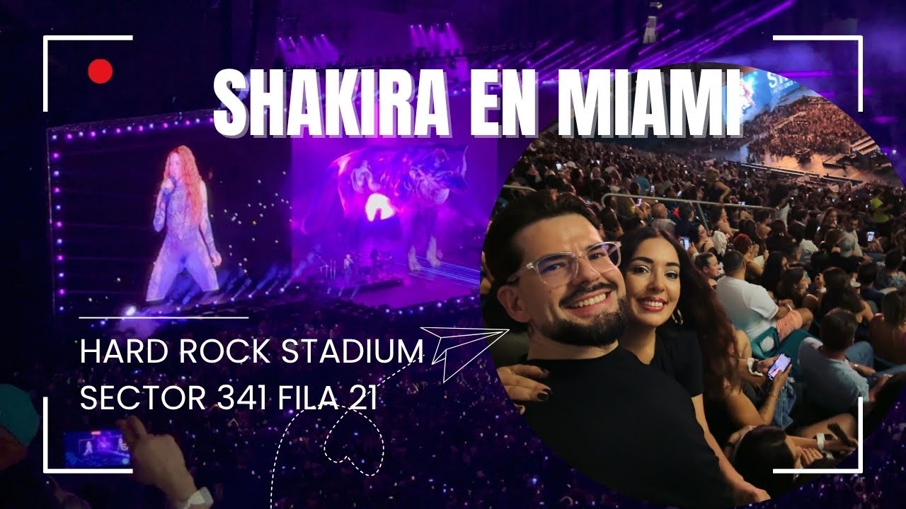 🎶 ¡CONCIERTO ÉPICO de SHAKIRA en MIAMI! Vista desde el SECTOR 341 | Hecmadventure Travel Vlog