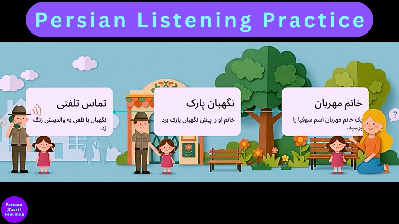 Can You Understand This Persian Story Without Subtitles? 🎧 (Sophia is Lost)   #persianlistening