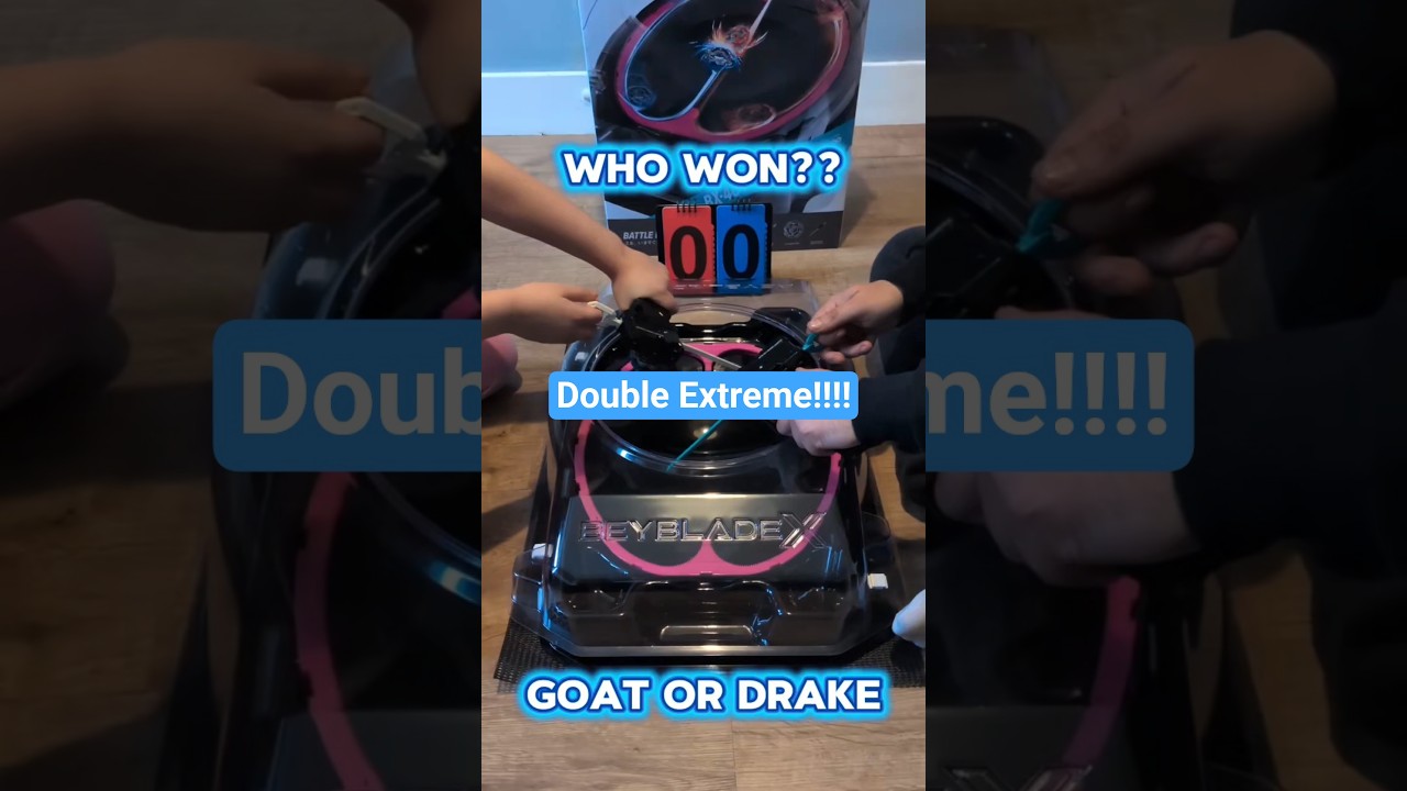 Beyblade X New Infinity Stadium Cobalt Drake Vs Tackle Goat Double Extreme!!!! #beybladex #toys