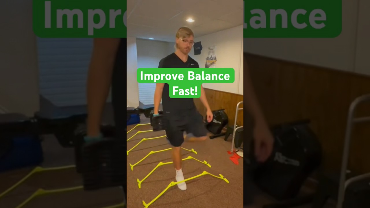 Advanced Balance Hurdle Exercise for Seniors 