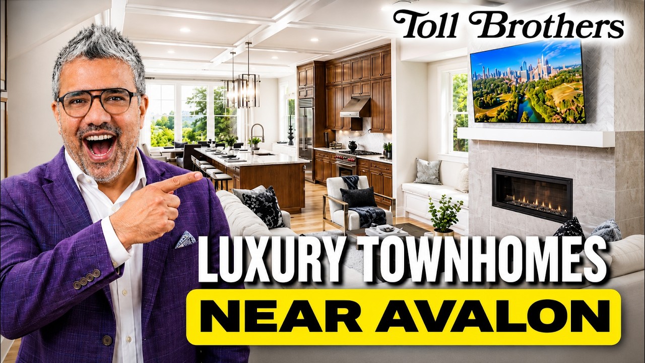 Toll Brothers At Lakeview Alpharetta GA: Luxury Townhomes With Elevator and Rooftop terraces