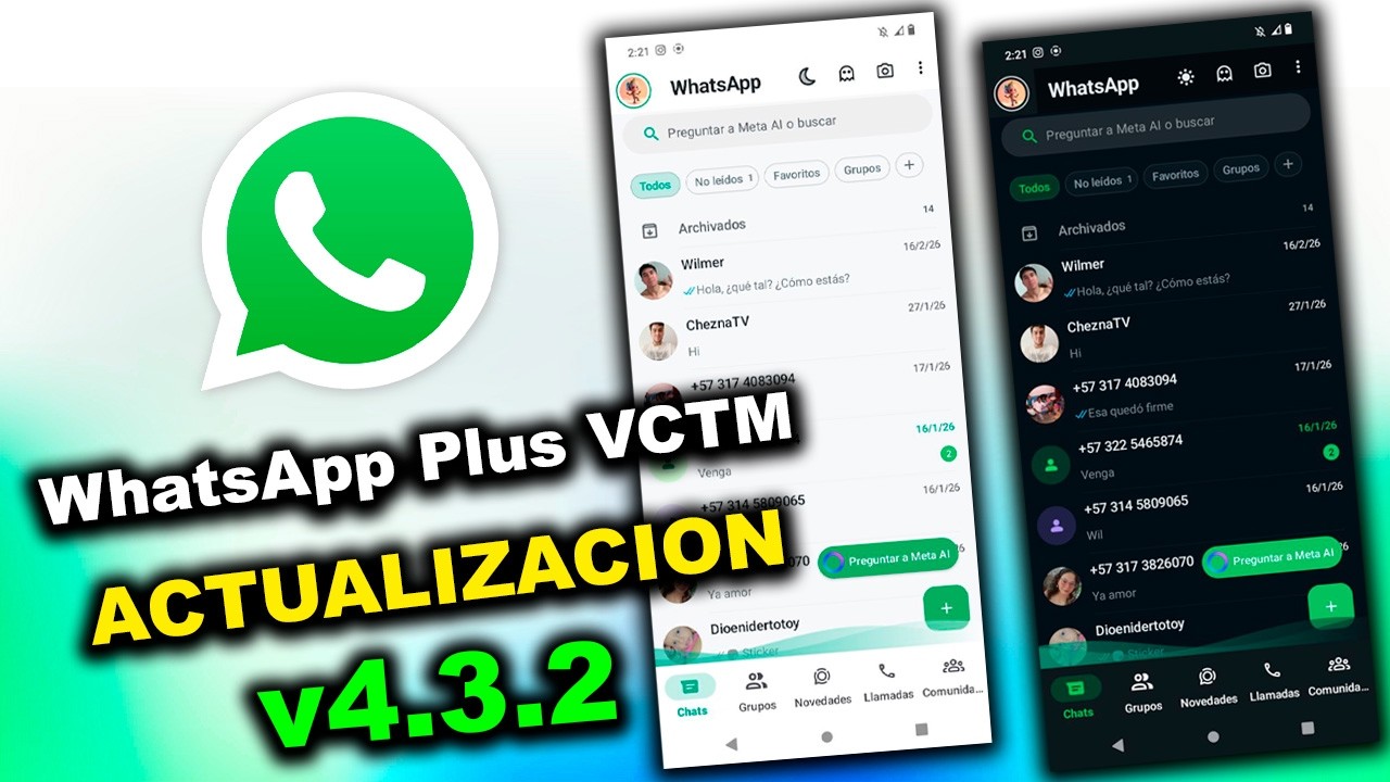 Nuevo WhatsApp Plus VCTM v4.3.2 de YesiiMods  para ACTUALIZAR y Vincular