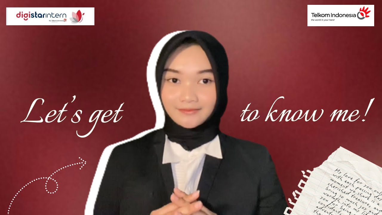 Let’s Get To Know Me! | Resume Video | Digistar Internship Telkom Indonesia 🚀