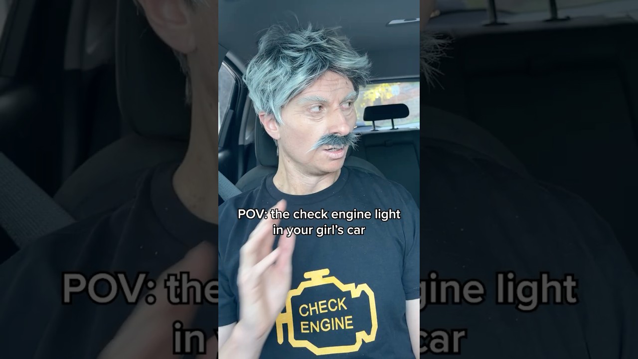 the check engine light in your girls car