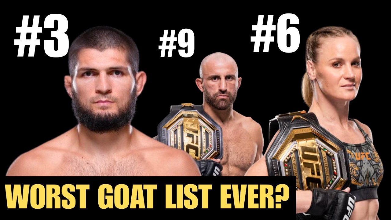 Complex Just Made The Worst UFC GOAT List Of All Time! Khabib At 3? Shevchenko Above Makhachev?