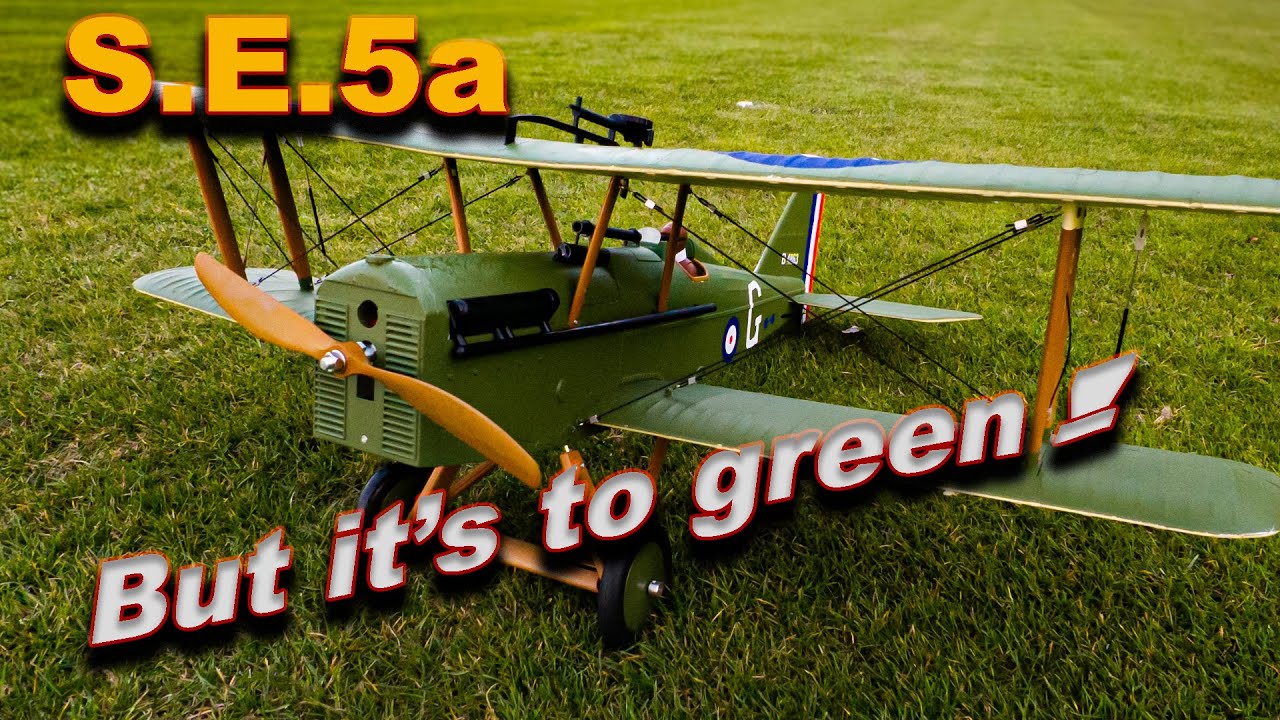 E-Flite S.E.5a Good but it's just to greeen!