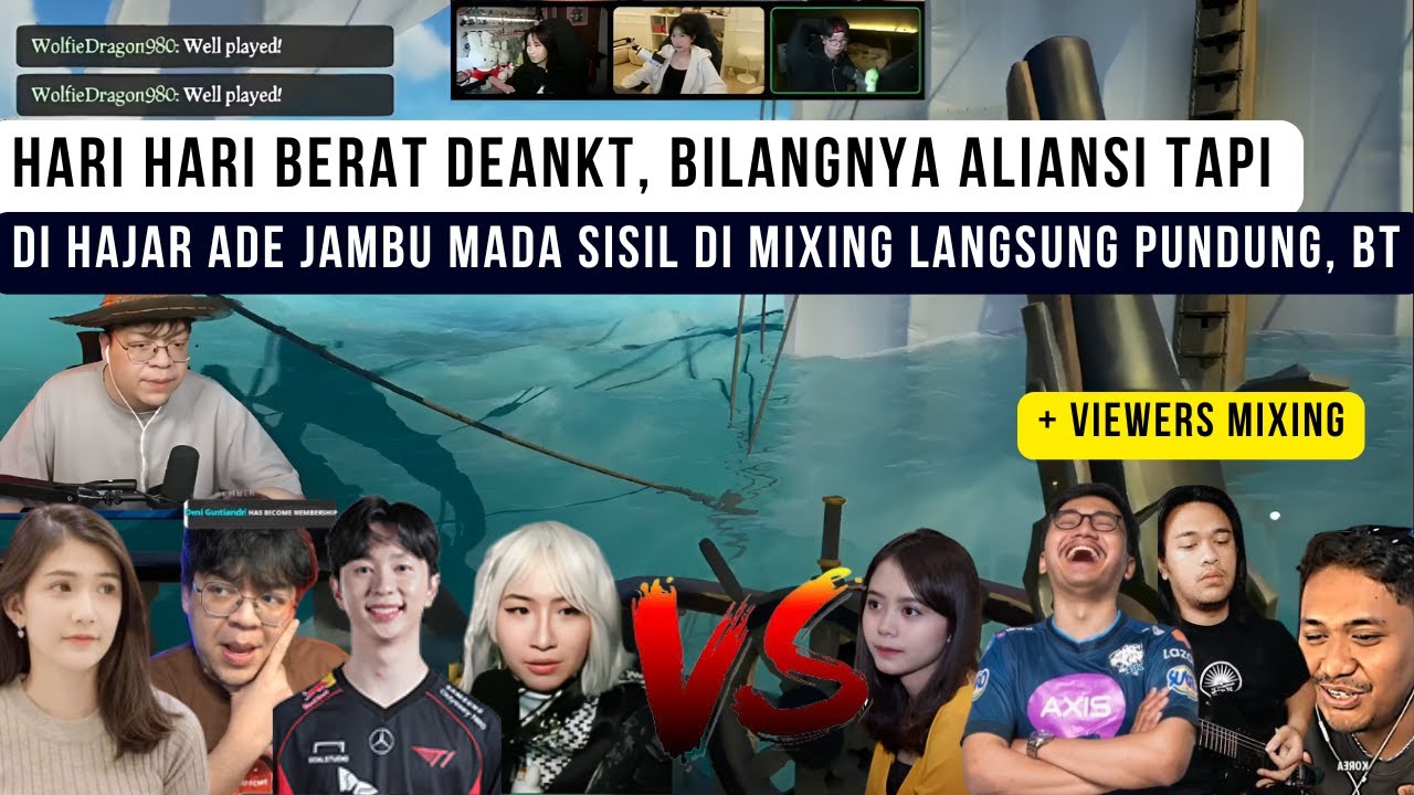 Deankt pundung kapalnya karam gara gara di mixing viwers ! Sea of Thieves with Adel Xccurate Kitty