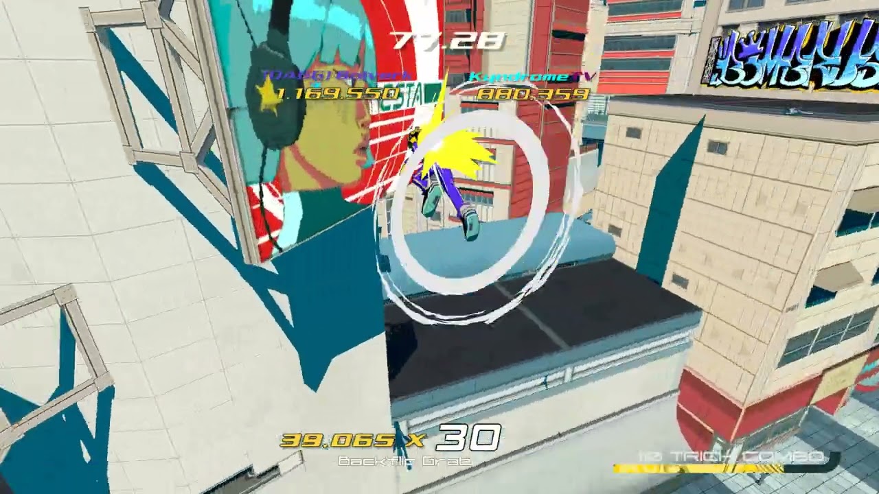 Bomb Rush Cyberfunk - Score Battle vs KyndromeTV