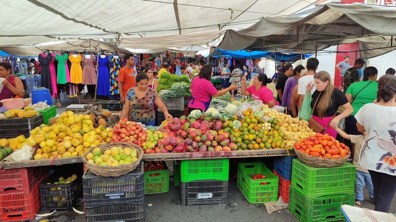 Feira de São Bento do Una-PE 16-11-24 carne, verdura e fruta sobrando