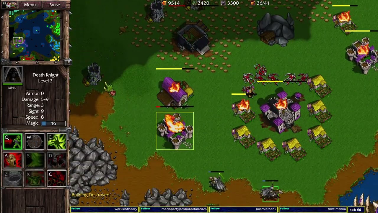 Warcraft 2 Remastered High Seas Combat 4v4