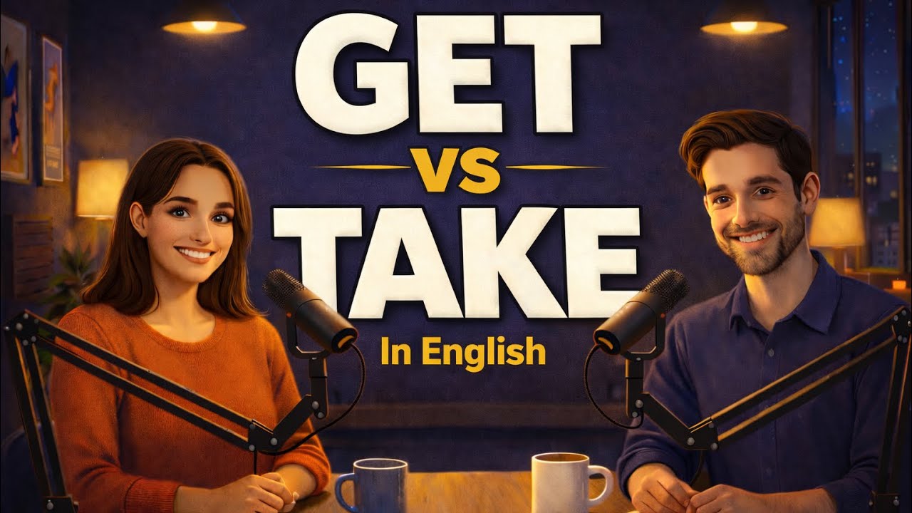 GET vs TAKE in English | The Complete Guide (Slow & Easy)
