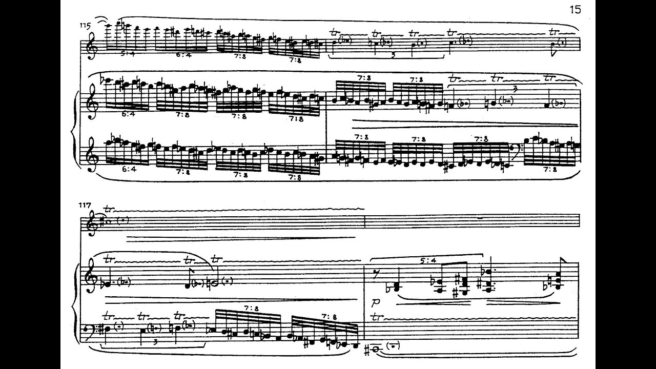 Edison Denisov - Sonata for Clarinet and Piano (1993) [Score-Video]