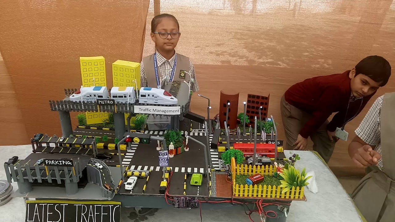 Traffic Rules and Systems Educest fest in S. H. Kharawala School Ahmedabad