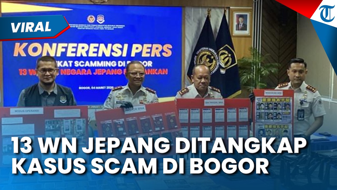 13 WN JEPANG LAKUKAN PENIPUAN ONLINE DI BOGOR! Sewa Rumah di Babakan Madang demi Peras para Korban