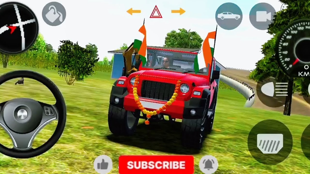 Modified Mahindra Thar Games: Indian red Thar (Gadi Wala Games) Car Game Android Game - #2026