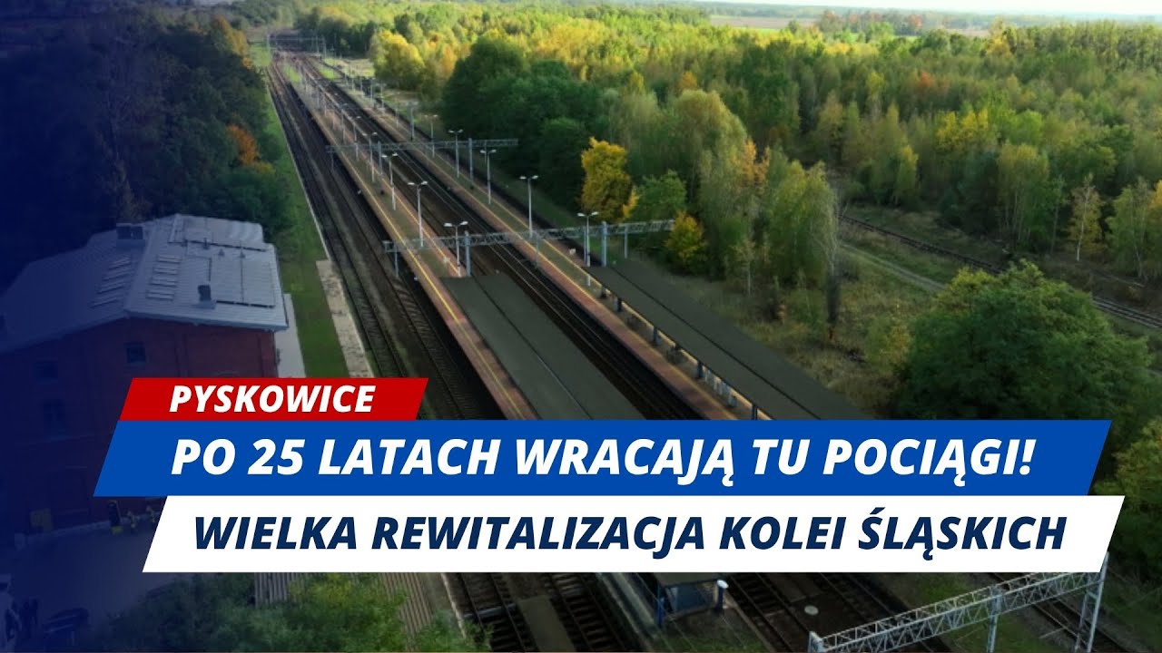 Pociągi wracają do Pyskowic! Nowe połączenie już wkr&oacute;tce