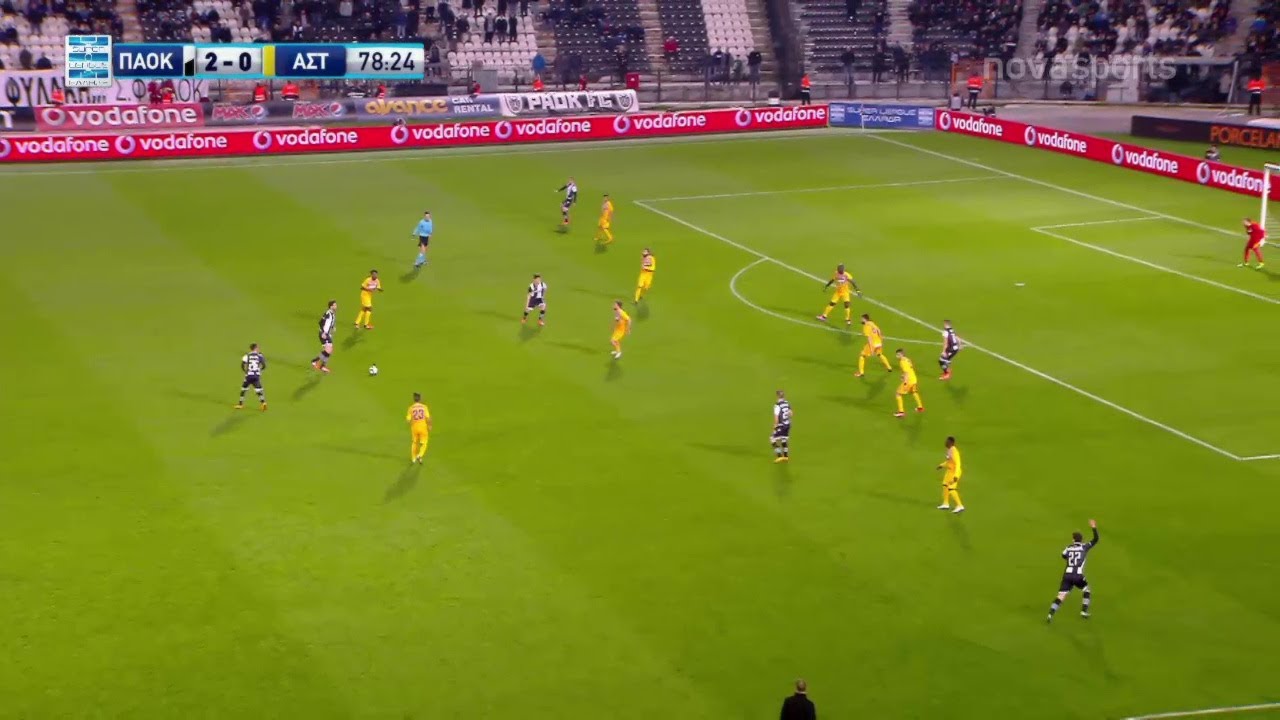 ΠΑΟΚ - Αστέρας Τρίπολης (2-0), 27/02/2016