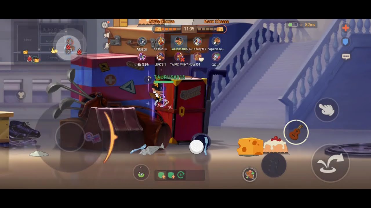 Play as mouse in 5vs5 mode.Match with be Han iu, Cute baby, Viperidae, (@Taimc_VN) in the enemy.