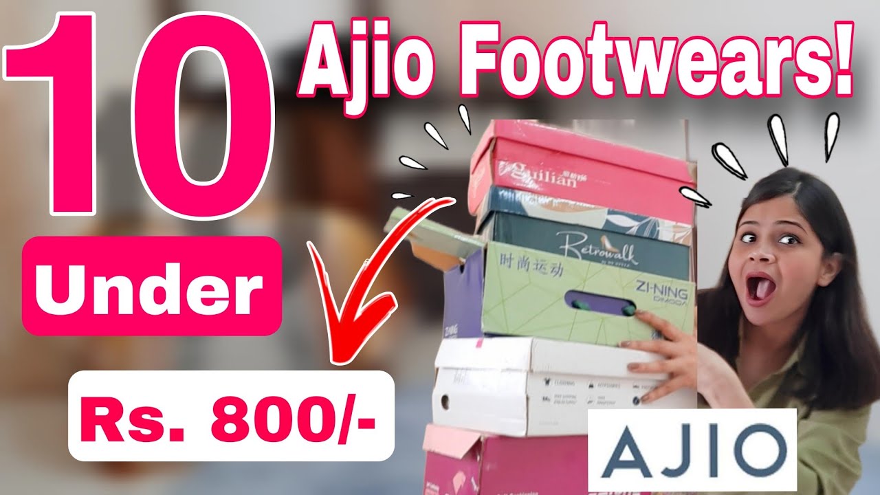 Huge Ajio Footwear Haul 2024 ||❤️Trending, Must Haves, Statement Heels | Kamna Sharma #ajio