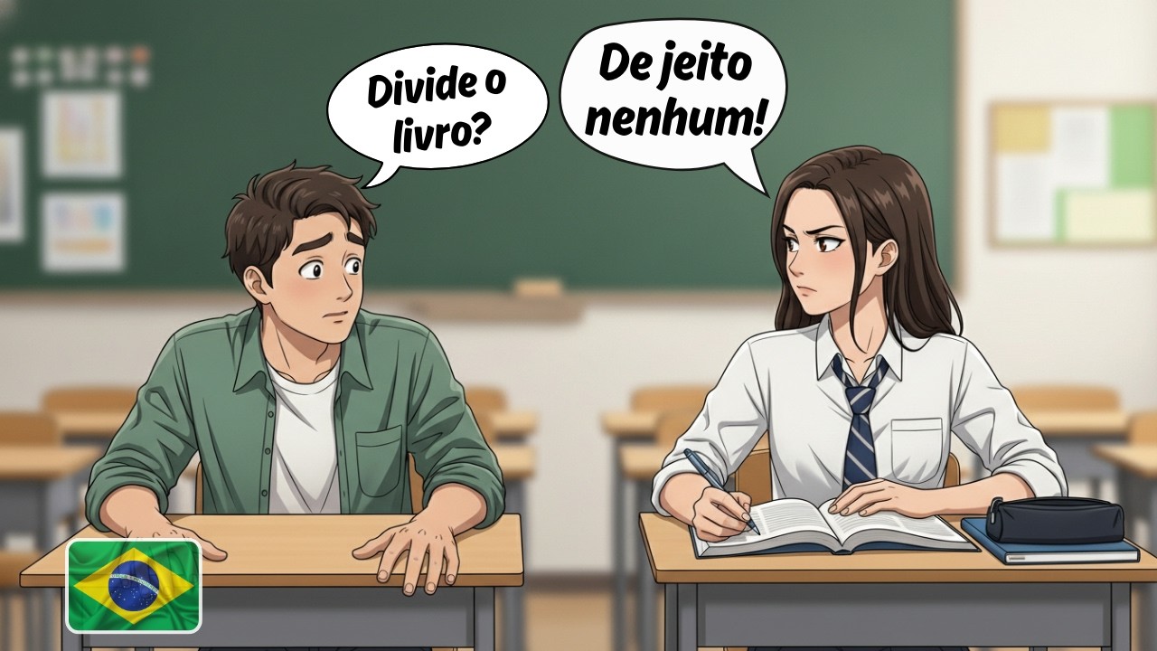 Brazilian Portuguese Conversations | 10 Everyday Dialogues for Beginners (Awkward School Moments)