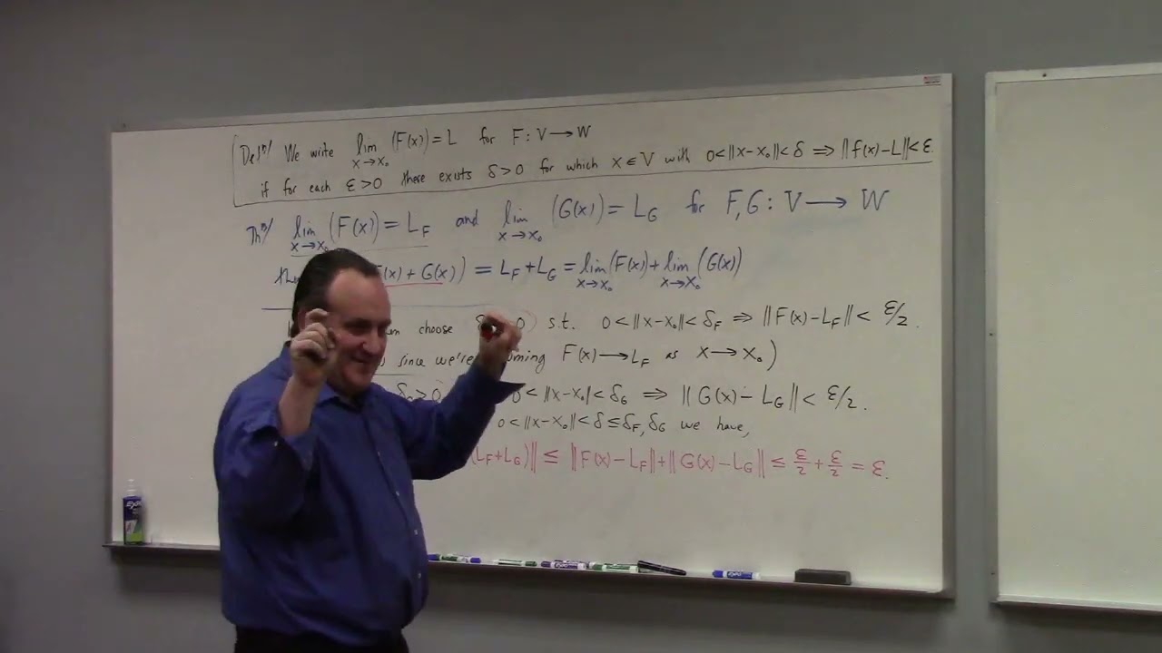 Advanced Calculus: L2: limit laws, continuity, sequences and completeness, 1-22-26 part 1