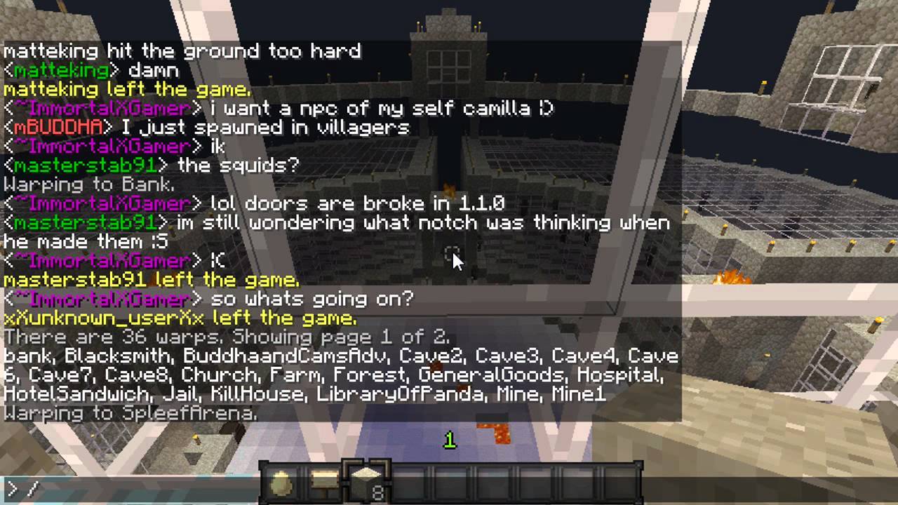 Minecraft: Cammern's Server Tour, Part 2 (with Cammern)