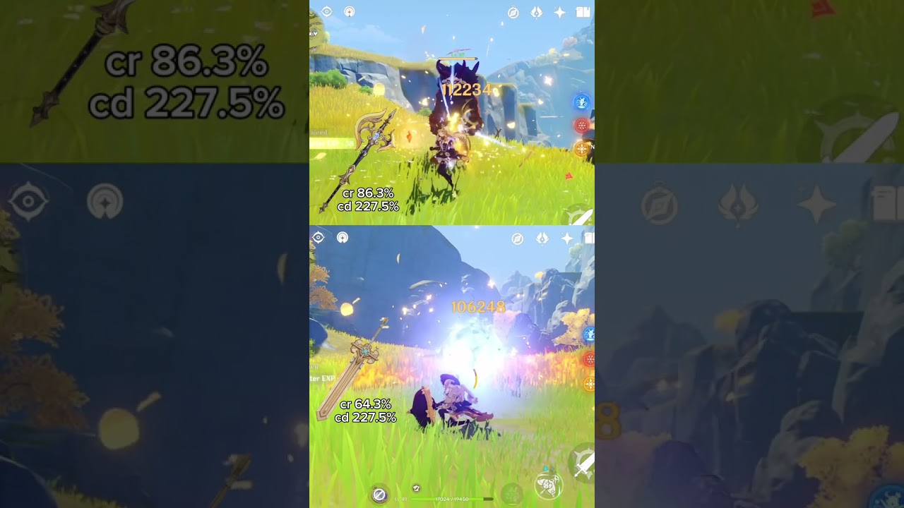 Лучшее оружие Navia 4* против 5* #genshinimpact #hoyocreators #genshinguide #navia