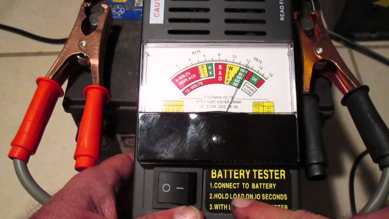 How to test a car battery