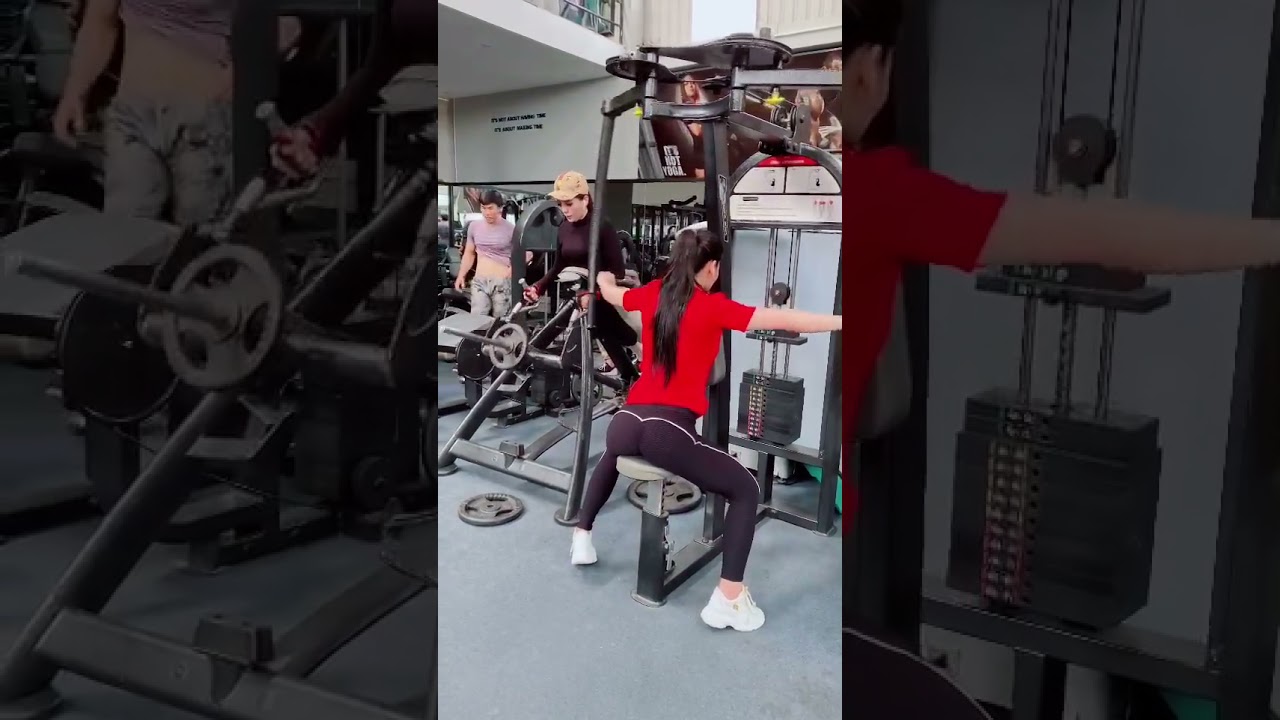 TikTok GYM, BOOTY BURN🍑🍑Booty Exercise for Beginner, Breast Workout, TikTok Booty Exercise