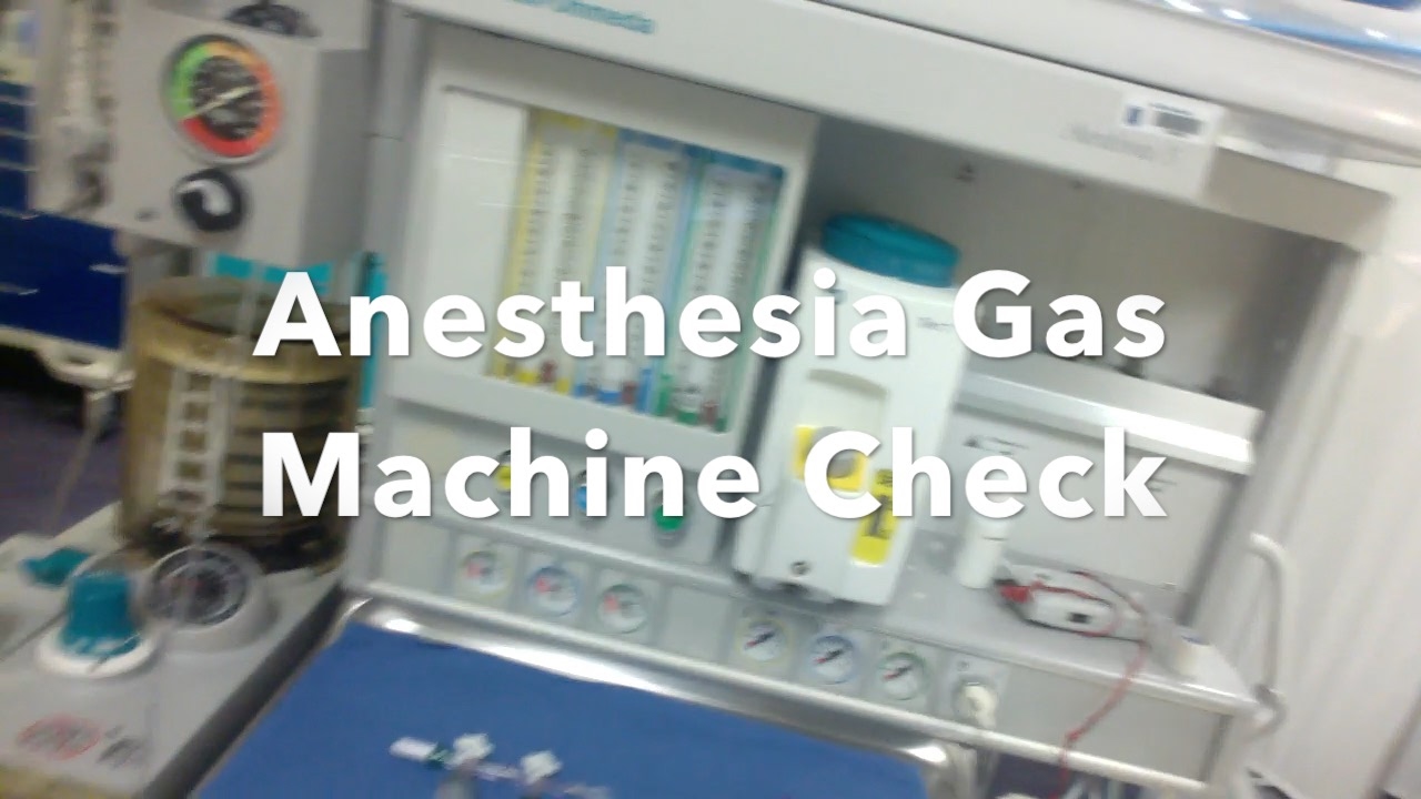 CRNA SCHOOL: Checking Anesthesia Gas Machine Checkin 2022 ! | @aisha_crna