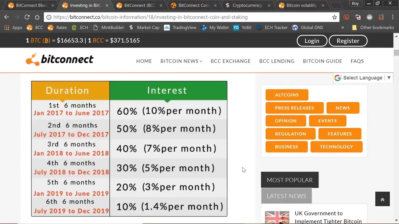 The Bitconnect Soft Fork 2018