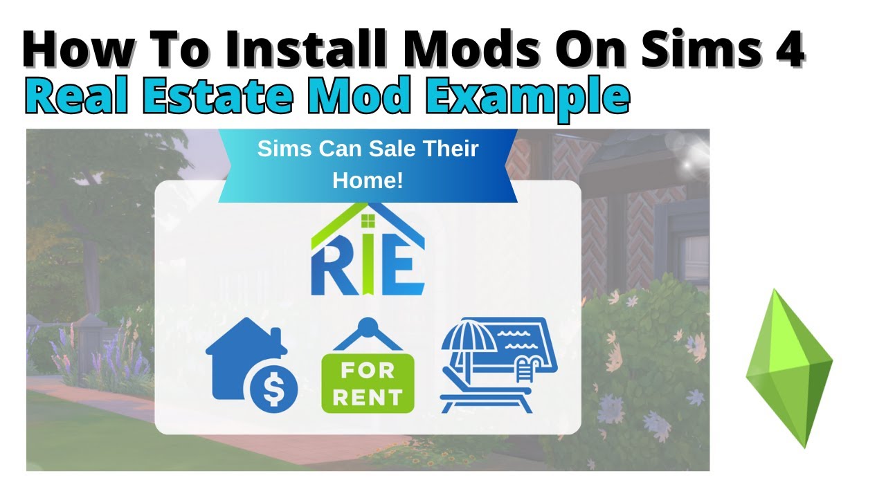 How To Install Real Estate Mod For Sims 4 | 2024