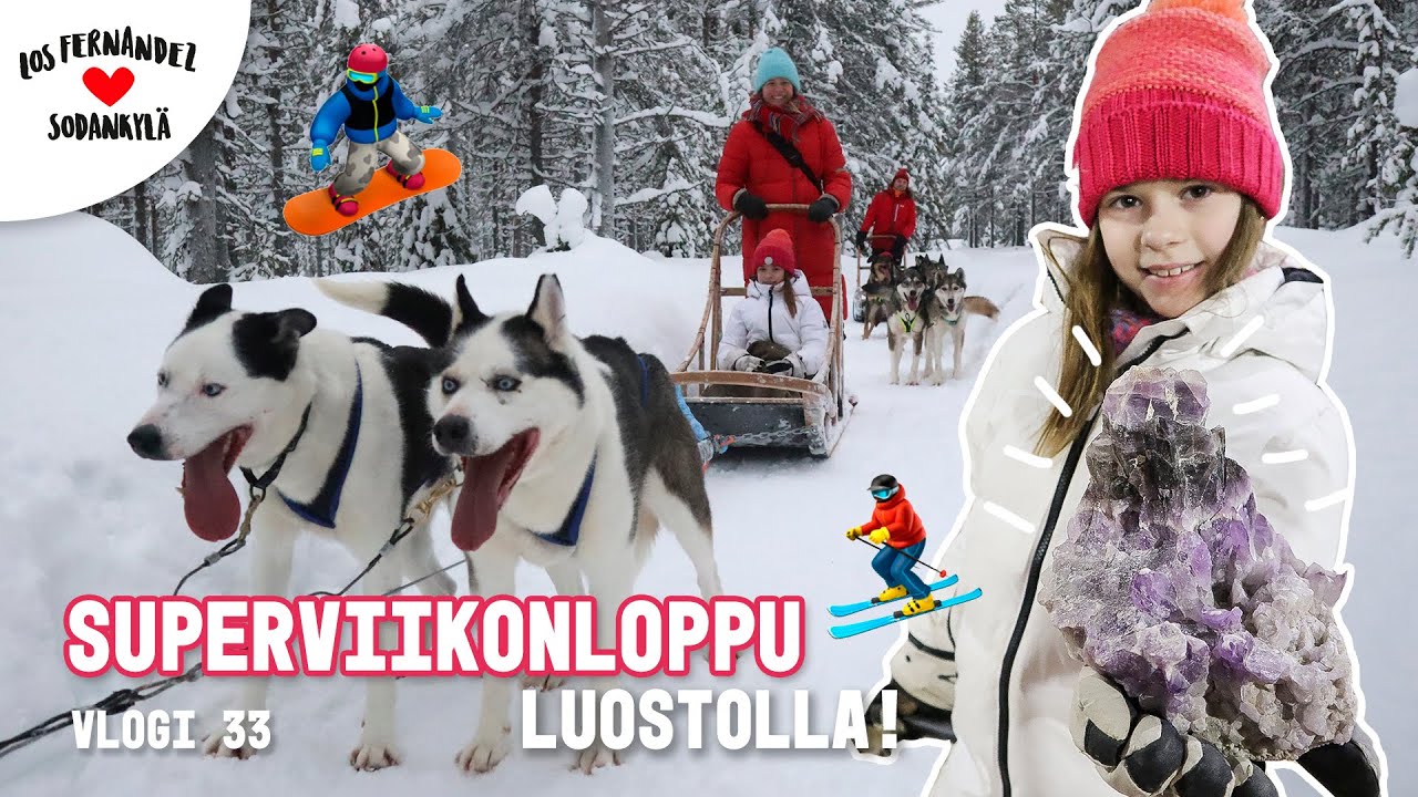 OUR WEEKEND I MINIHIIHTOLOMA LUOSTOLLA   #vaihtovuosisodankylässä vlogi 33