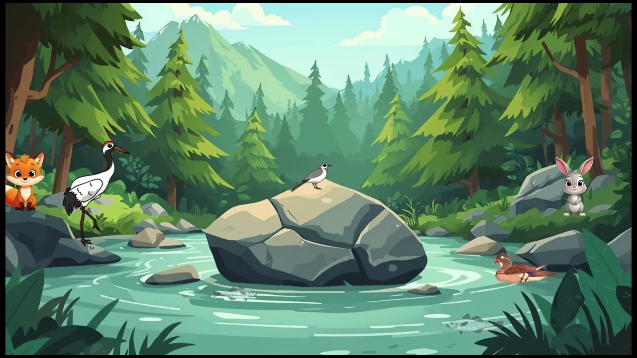 Histoire calme pour enfants 🌿 MIX nature & émotions | Renard et Lapin | Dessin animé apaisant