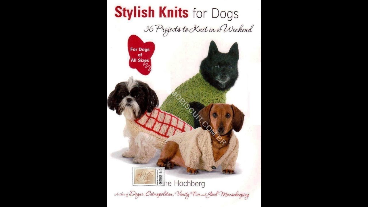 Stylish knits for dogs Книга образцов на английском языке