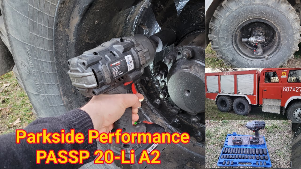 Klucz udarowy Parkside Performance PASSP 20-Li A2 bateria 4ah kontra 8ah i Star 266