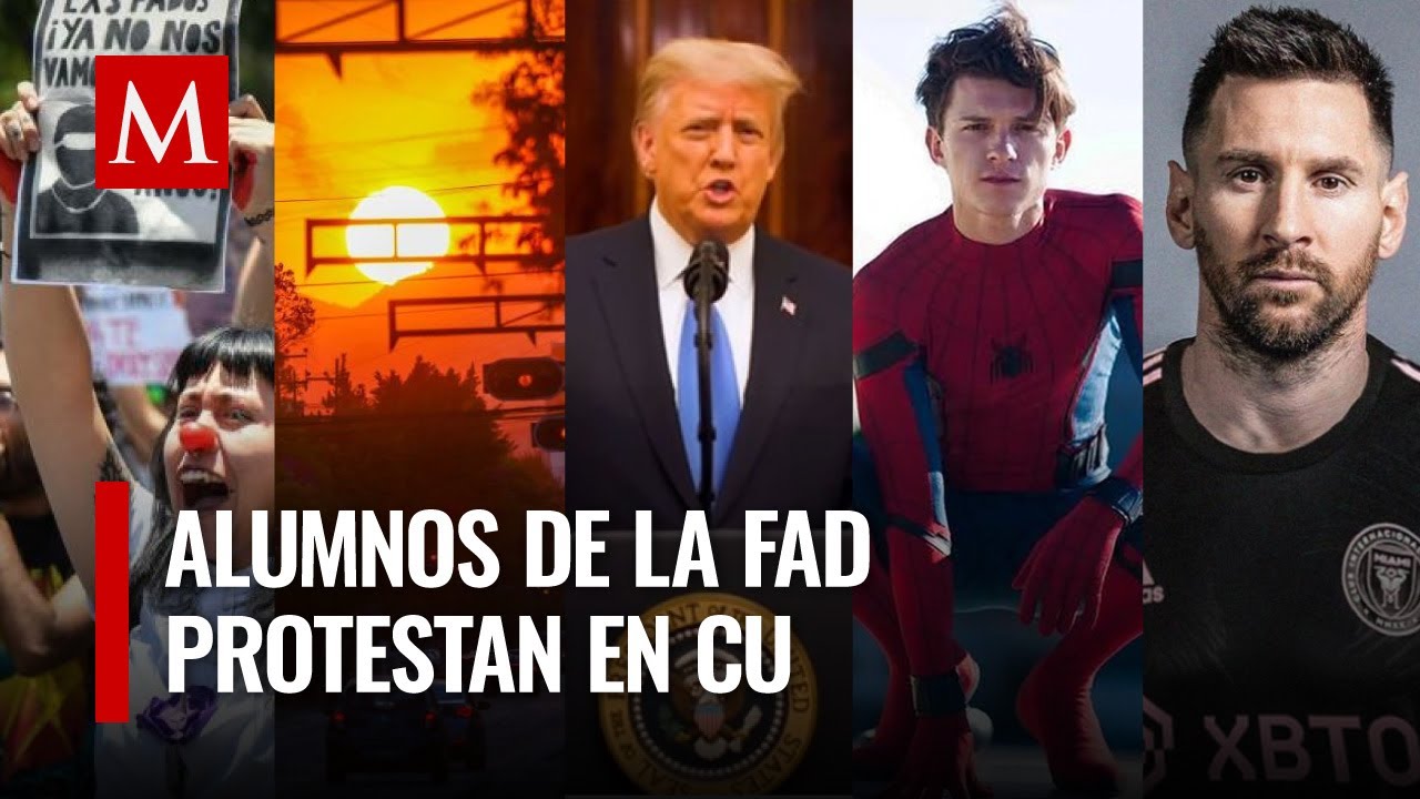 Alumnos de la FAD protestan en CU | Las cinco del d&iacute;a. 8 de junio del 2023