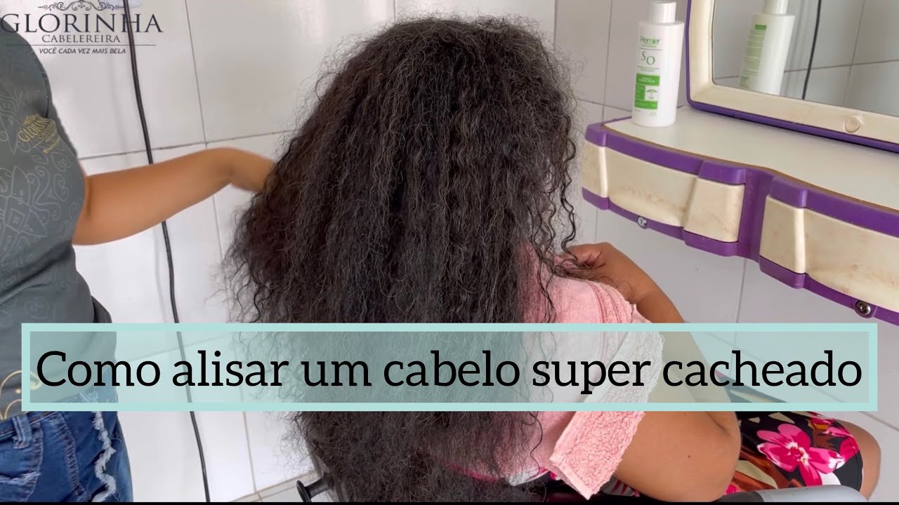PROGRESSIVA SEM FORMOL EM UM CABELO MUITO CACHEADO | RESULTADO INCRÍVEL LISO DE PRIMEIRA SEM FORMOL