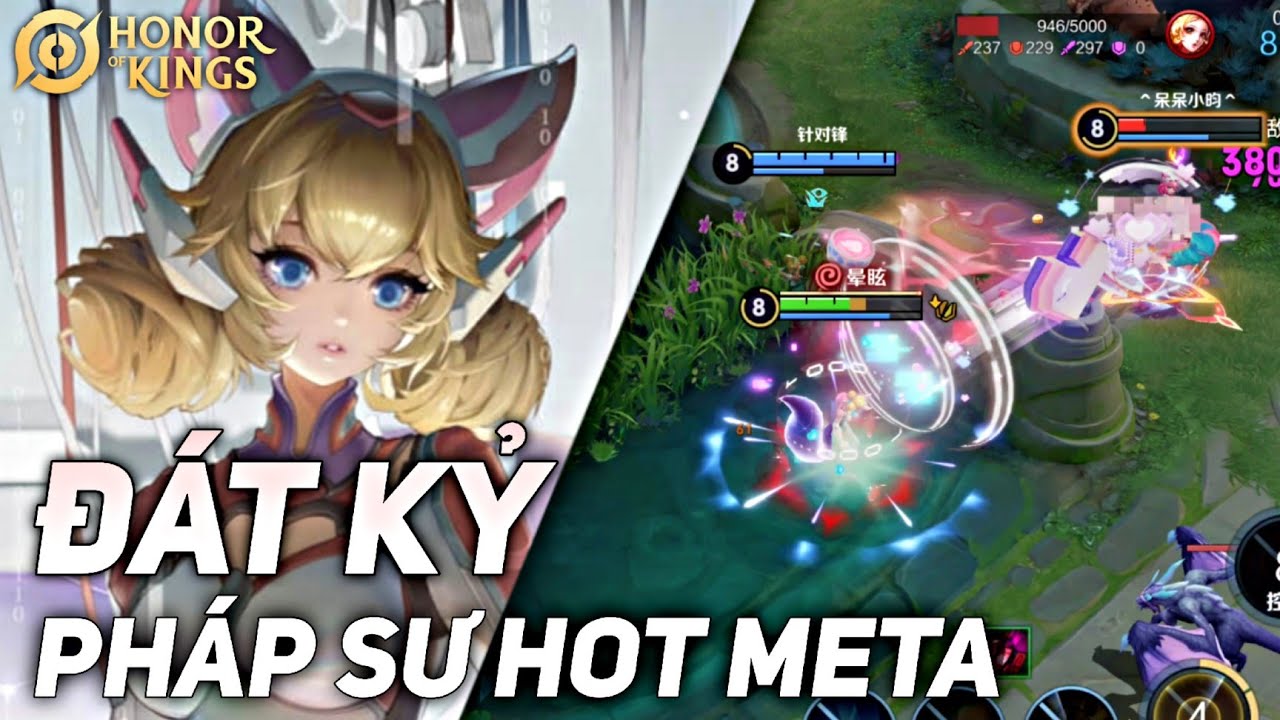 [ HONOR OF KINGS / VGVD ] GAMEPLAY ĐÁT KỶ - PHÁP SƯ TÂN THỦ ĐANG QUÁ HOT TRONG META HIỆN TẠI
