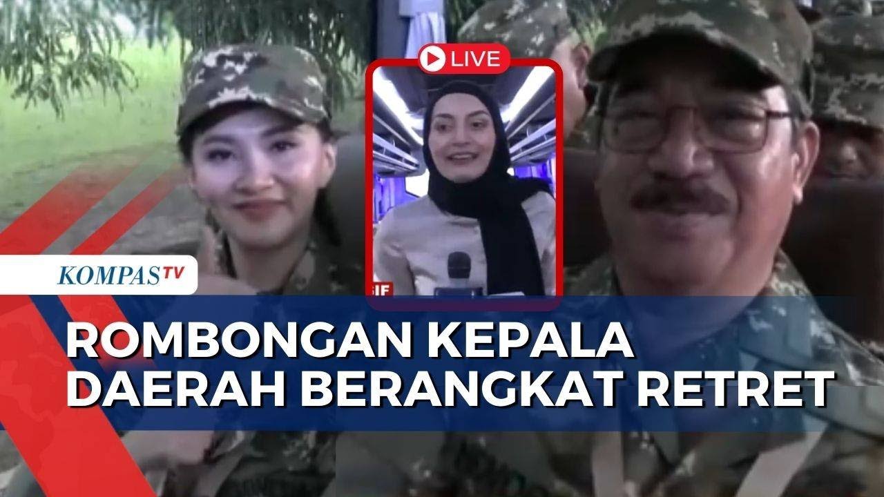 Eksklusif! Begini Suasana di Dalam Bus Rombongan Kepala Daerah Jelang Retret di Akmil Magelang