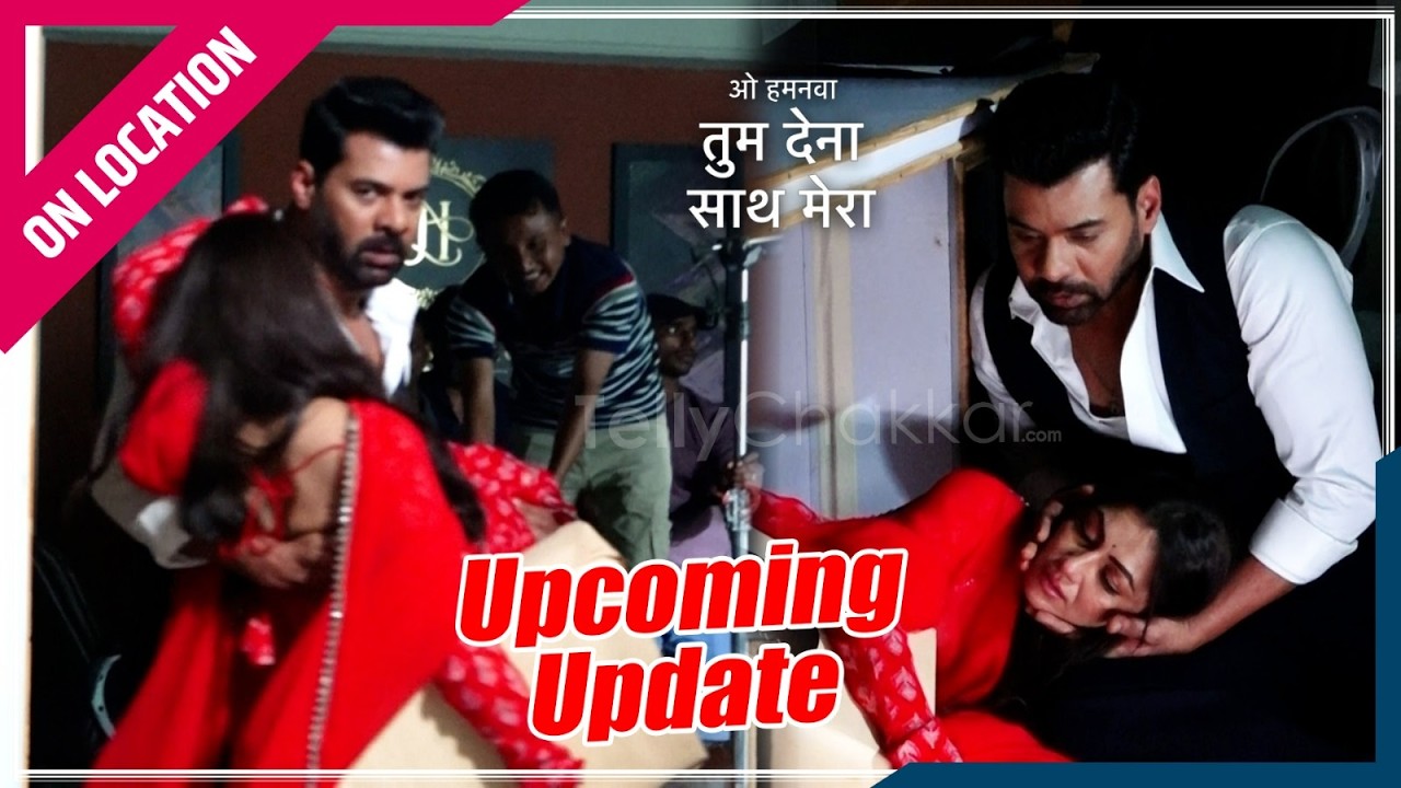 Tum Dena Saath Mera | On Location | आग के बीच फसी  Aprajita, Rakshit बना उसका Hero