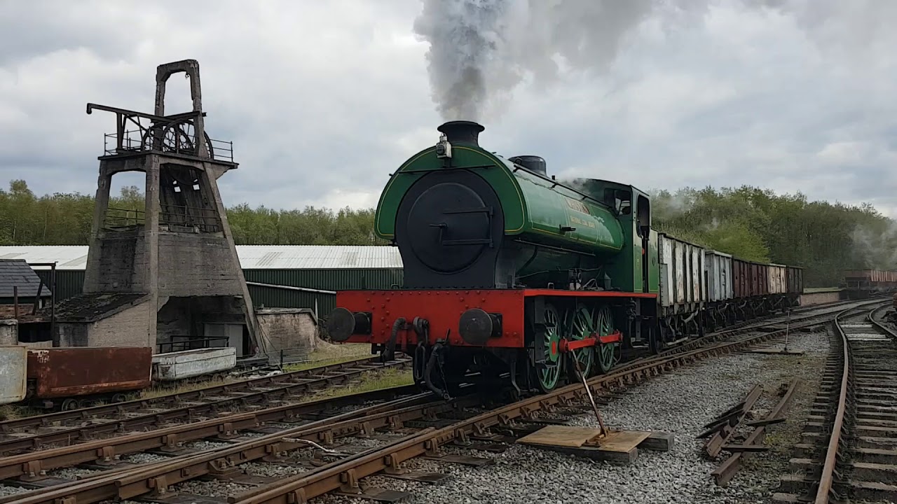 Hunslet Austerity Whiston at the Foxfield Railway.