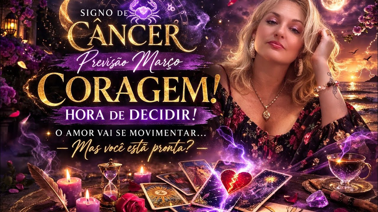 Câncer ♋️ Março ✨️ Coragem para decisões importantes e voar alto🔥🌟☄️#signocancer 