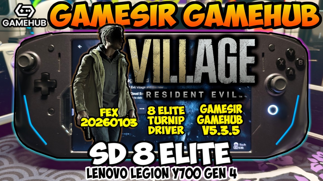 Resident Evil Village Demo | SD 8 ELITE | Gamehub V5.3.5 | Turnip v26.1.0 B4 | Legion Y700 Gen 4 |