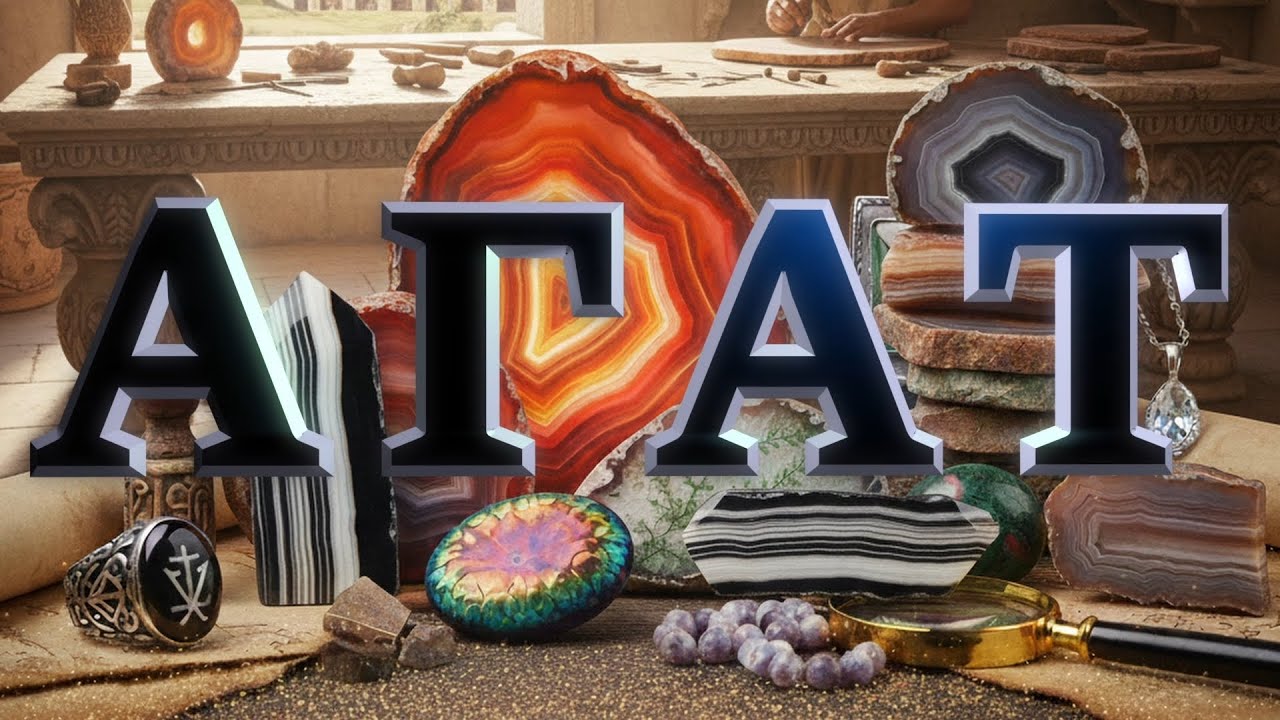 АГАТ. Краткое описание истории и легенд. Свойства, видов, отличий. #minerals #agate